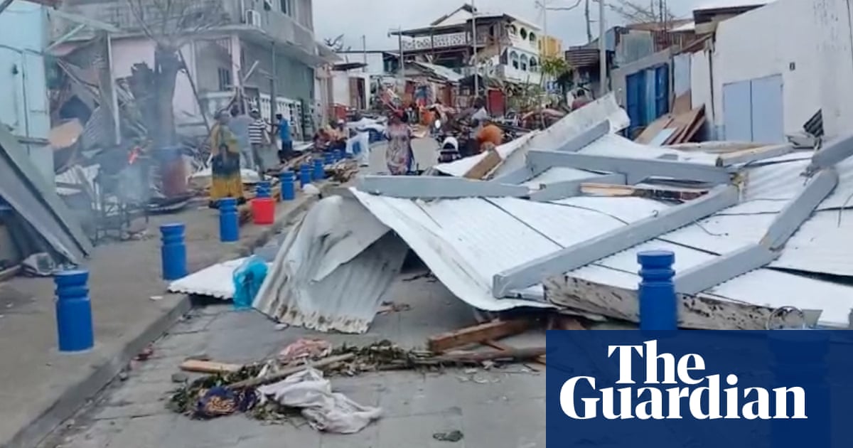 Mayotte cyclone: health services in ruins as rescuers race to reach survivors