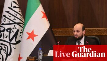 Middle East crisis live: rebel-backed Syrian interim prime minister urges ‘stability and calm’