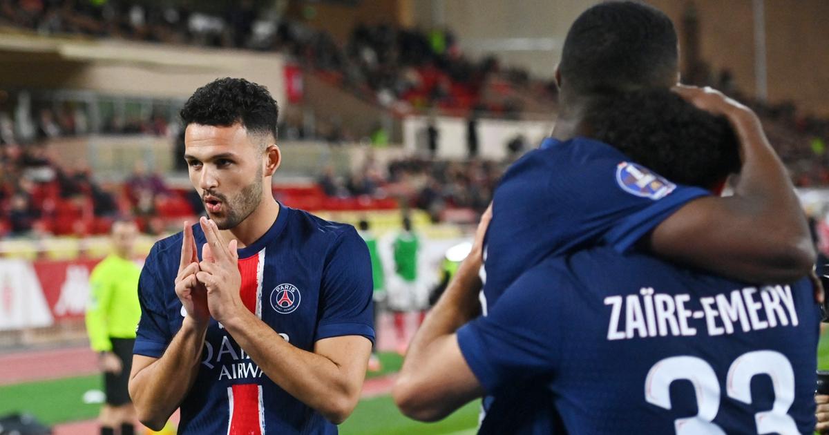 Monaco-PSG : au terme d’un match riche en buts, Paris renverse l’ASM et creuse l’écart en tête