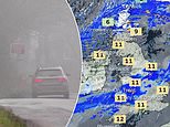 'Multi hazard' storm to cause chaos at New Year's Eve celebrations: Events cancelled with 75mph winds, ten inches of snow and torrential rain set to batter Britain