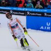 Lena Dürr verspielt ihr perfekte Ausgangslage im Slalom-Finale von Killington. Foto: Robert F. Bukaty/AP/dpa