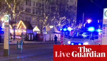 One killed and scores reportedly injured after car drives into German Christmas market – latest updates