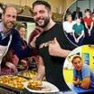 Prince William dons an apron as he serves Christmas dinner at The Passage - a homelessness charity he first visited with Princess Diana