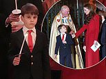 Princess of Wales revealed she asked Louis to 'keep a big secret' - as he delights royal watchers with cheeky expression at carol concert