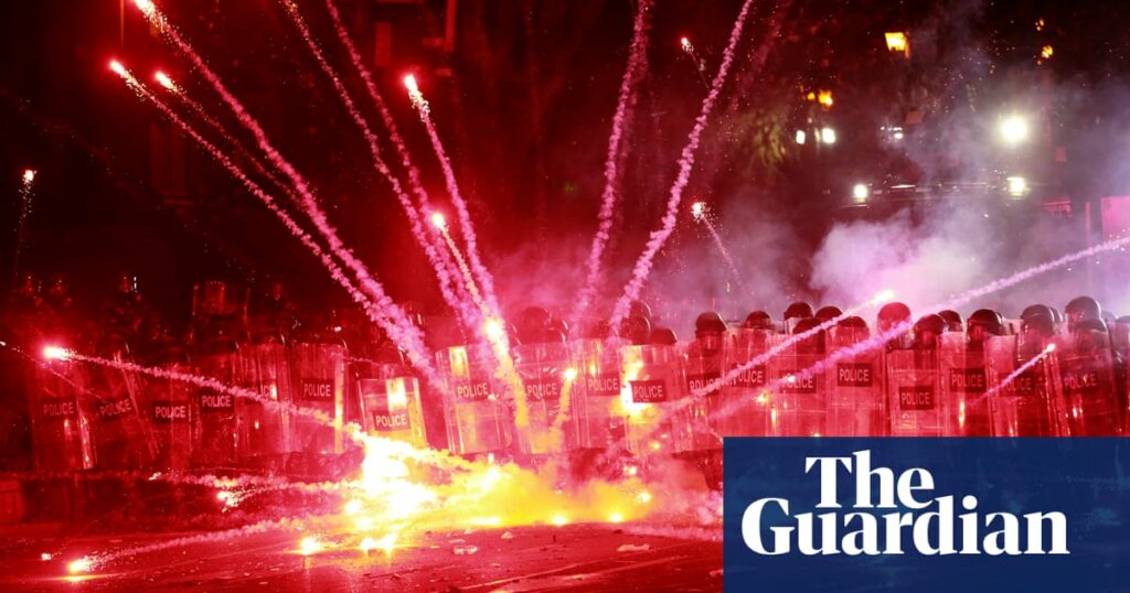 Protesters rally in Georgia for fourth night as opposition grows to freeze on EU talks