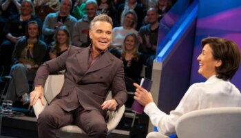 Robbie Williams bei „Maischberger“: Ein Popstar aus dem Ländle und Robbie Williams ist auch noch da