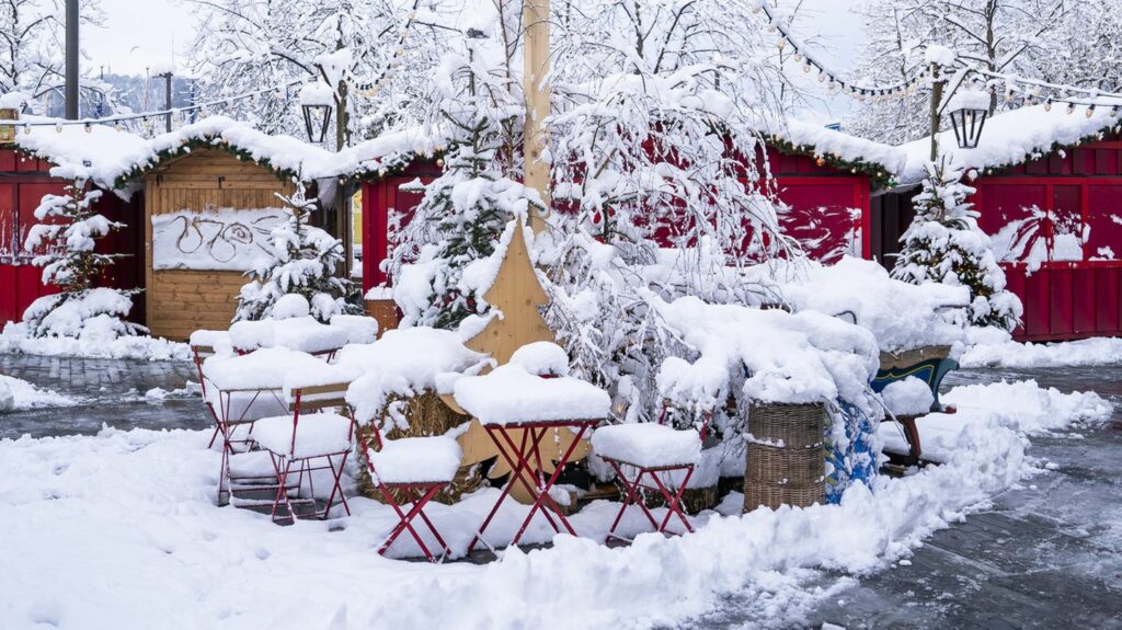 Schnee an Weihnachten Symbolbild