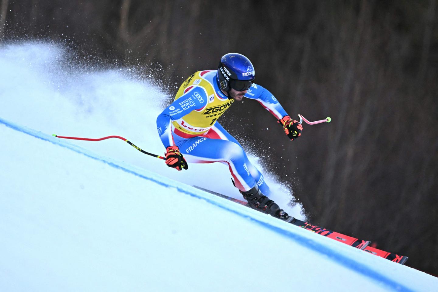 Ski : Cyprien Sarrazin est « réveillé et conscient », après son opération à la suite de sa chute à Bormio