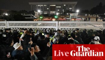 South Korean martial law decree ‘invalid’, says National Assembly chairman, as troops begin to withdraw – live updates