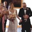 Tear-jerking moment little boy defies doctors to walk mum down aisle after 5 years of hard work