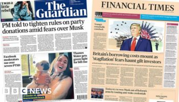 The Papers: 'Senseless attack' and 'stagflation' fears continue