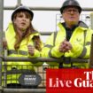 UK politics live: Labour under pressure over housing and waiting list targets