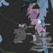 UK weather maps show exactly where and when 500-mile 'wall of snow' will blitz Britain