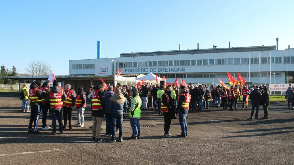 Un appel aux dons pour tenter de sauver la Fonderie de Bretagne et ses 350 salariés : « Personne n’y croit »