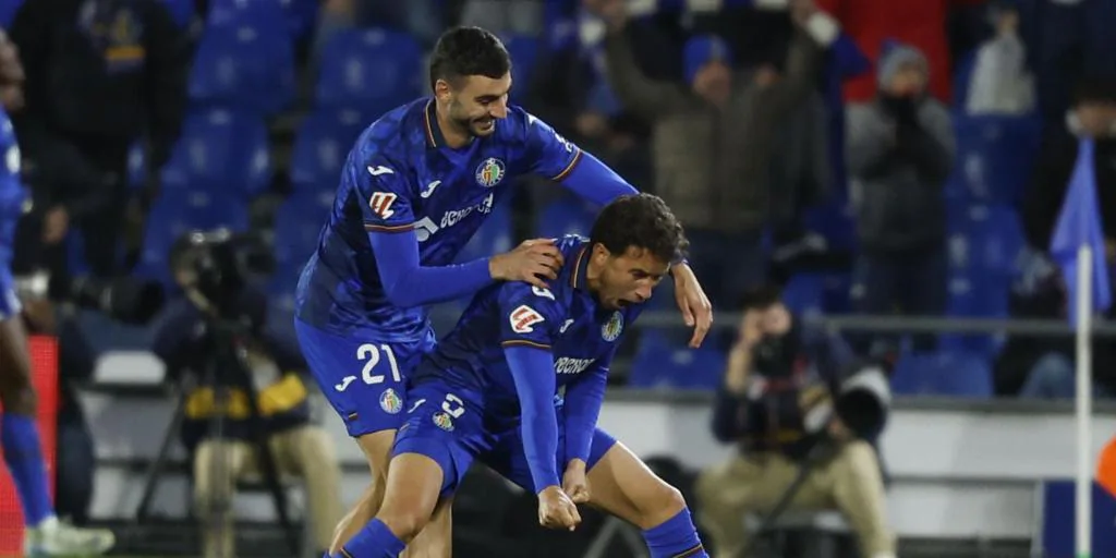 Un gol de Álvaro Rodríguez otorga los tres puntos al Getafe ante el Espanyol