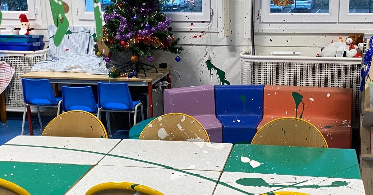 Une école maternelle vandalisée à Bourges