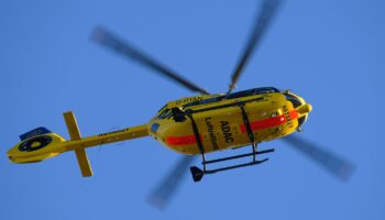 Die junge Mutter wurde per Rettungshubschrauber in eine Klinik gebracht. (Symbolbild) Foto: Robert Michael/dpa