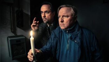 "Tatort: Man stirbt nur zweimal": Hauptkommissar Thiel (Axel Prahl, r.) und Dr. Karl-Friedrich Boerne (Jan Josef Liefers).