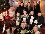 Wayne's a no-show! Plymouth Argyle manager misses out on festive trip to Lapland with wife Coleen Rooney and two youngest sons Kit, eight, and Cass, six, after their fleeting reunion