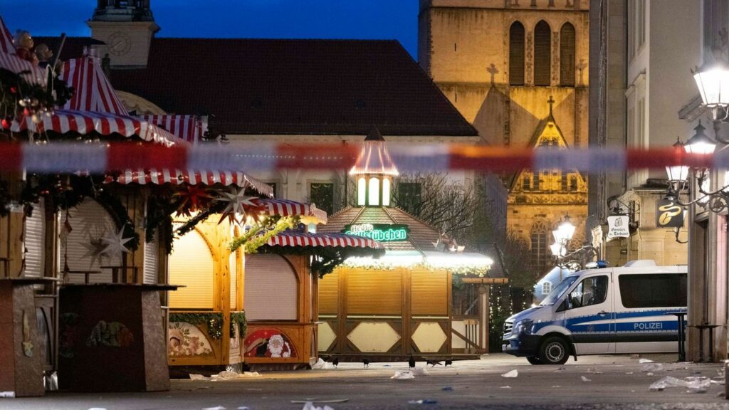 Nach dem Anschlag auf den Weihnachtsmarkt in Magdeburg laufen Ermittlungen wegen möglicher Versäumnisse im Sicherheitskonzept (A