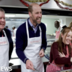 William serves Christmas lunch at shelter he visited with Diana