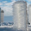 Winterwetter am Brocken: Extreme Eisbildung im Harz gefährdet Notrufsysteme