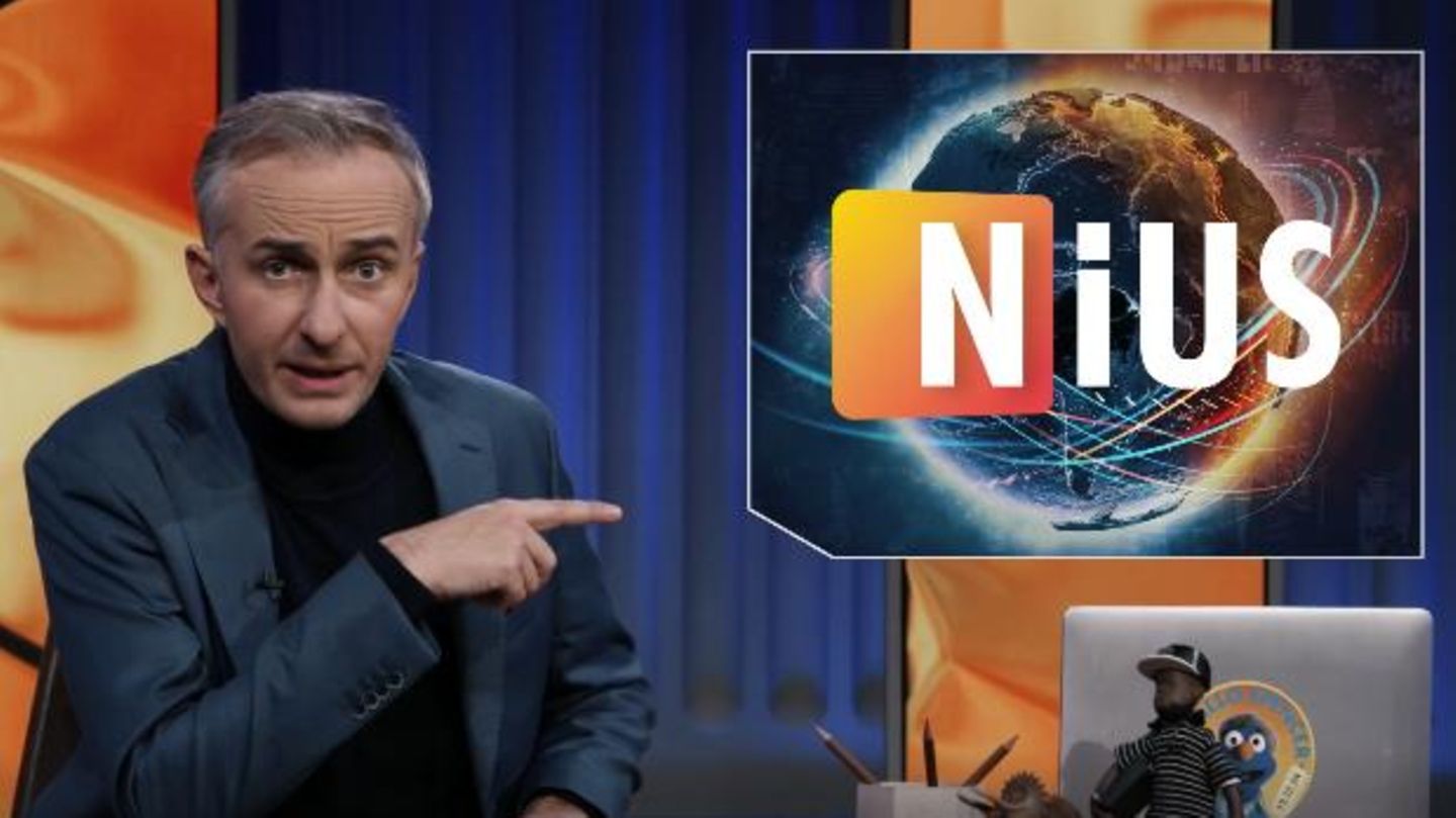 Jan Böhmermann in einer ZDF-Magazin-Royale-Sendung über Nius