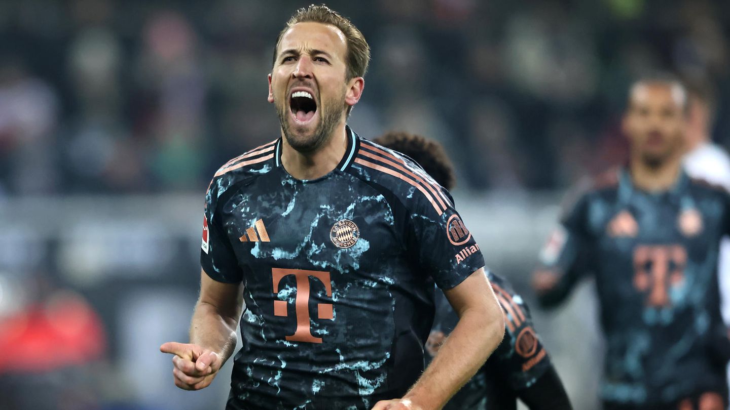 Bundesliga: Harry Kane bejubelt ein Tor