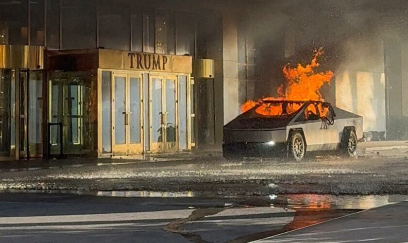 USA: Tesla Cybertruck explodiert vor Trump-Hotel in Las Vegas