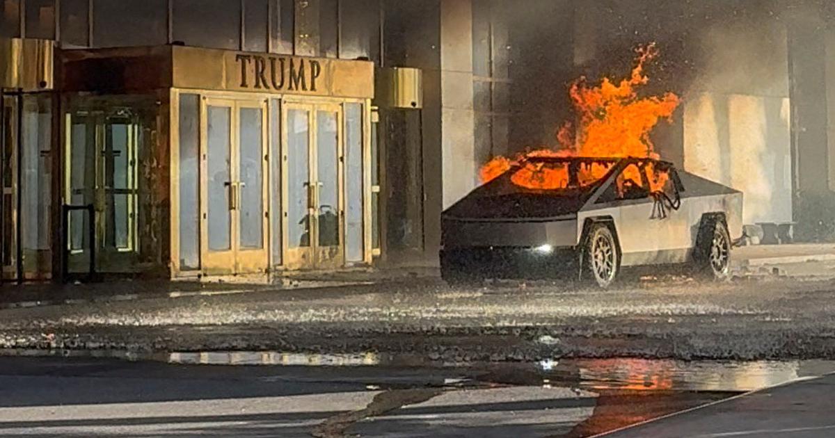 Un Cybertruck de Tesla explose devant un hôtel Trump à Las Vegas