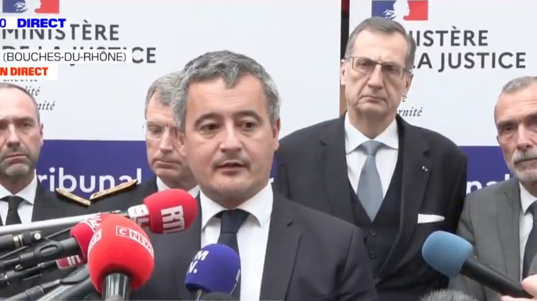 À Marseille, Gérald Darmanin déplore un « manque de moyens très important » qui nuit à la justice