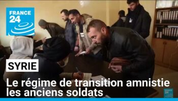 Syrie : le régime de transition amnistie les anciens soldats