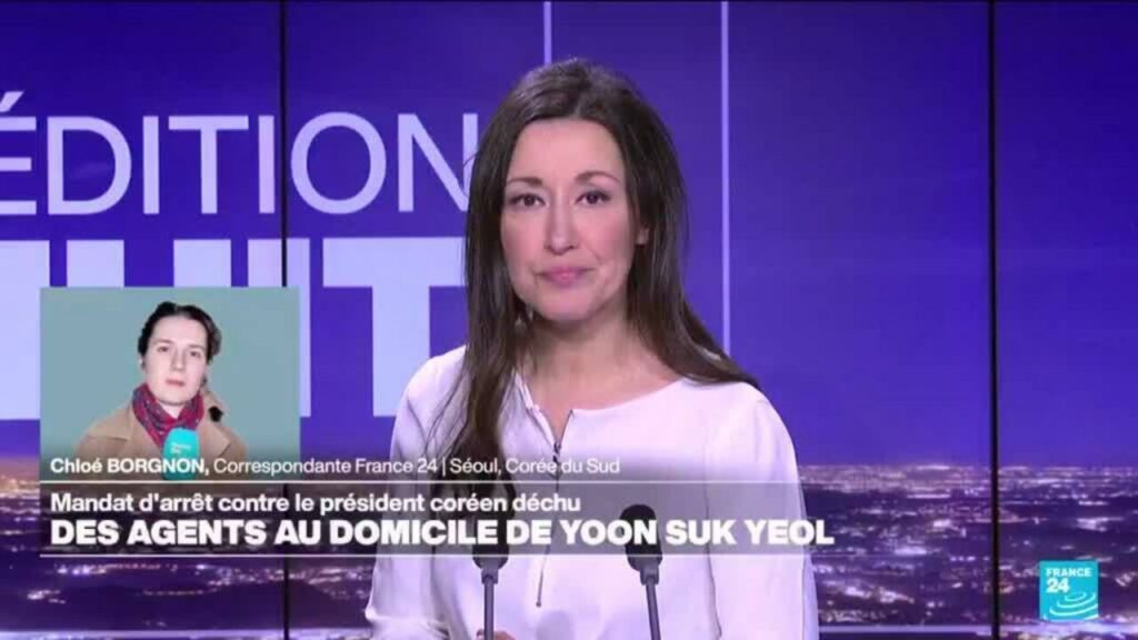 Corée du Sud : les enquêteurs tentent d'arrêter le président déchu Yoon Suk-yeol