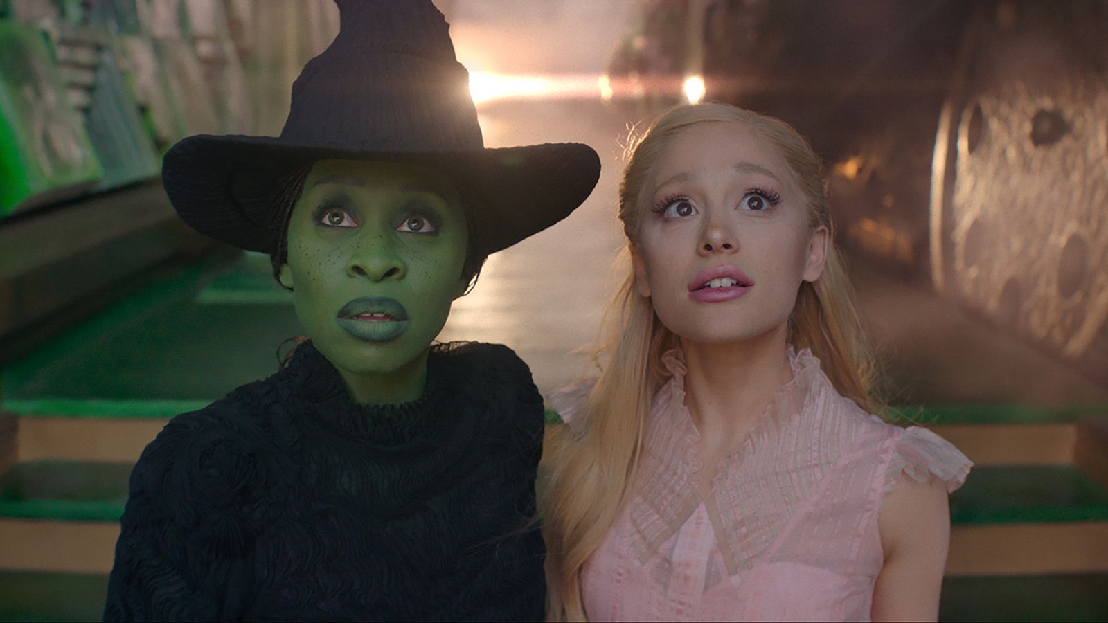 Cynthia Erivo and Ariana Grande in Wicked. Pic: Universal Pictures