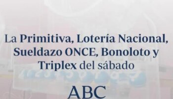 Todos los resultados de las loterías que se celebran el sábado sábado, 4 de enero de 2025: Euromillones, Cuponazo ONCE, Bonoloto, Triplex y Eurojackpot