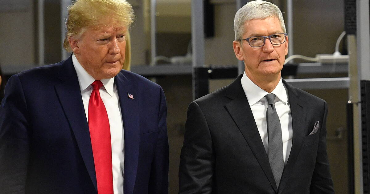 Le PDG d’Apple Tim Cook va donner un million de dollars pour la cérémonie d’investiture de Donald Trump