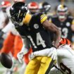 Steelers' George Pickens argues with fans during loss to Bengals