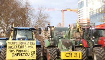 Mercosur : des tracteurs de la Coordination rurale bloqués près de Paris