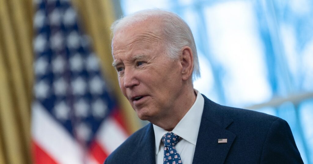 Joe Biden à la Maison Blanche, à Washington, le 3 janvier 2025