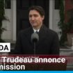 Canada : le Premier ministre canadien Justin Trudeau annonce sa démission