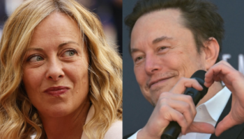 Giorgia Meloni et Elon Musk (montage)