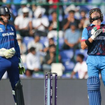 England last played Afghanistan at the 2023 World Cup. Pic: Pankaj Nangia/Shutterstock