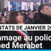 Attentats de janvier 2015 : hommage au policier Ahmed Merabet