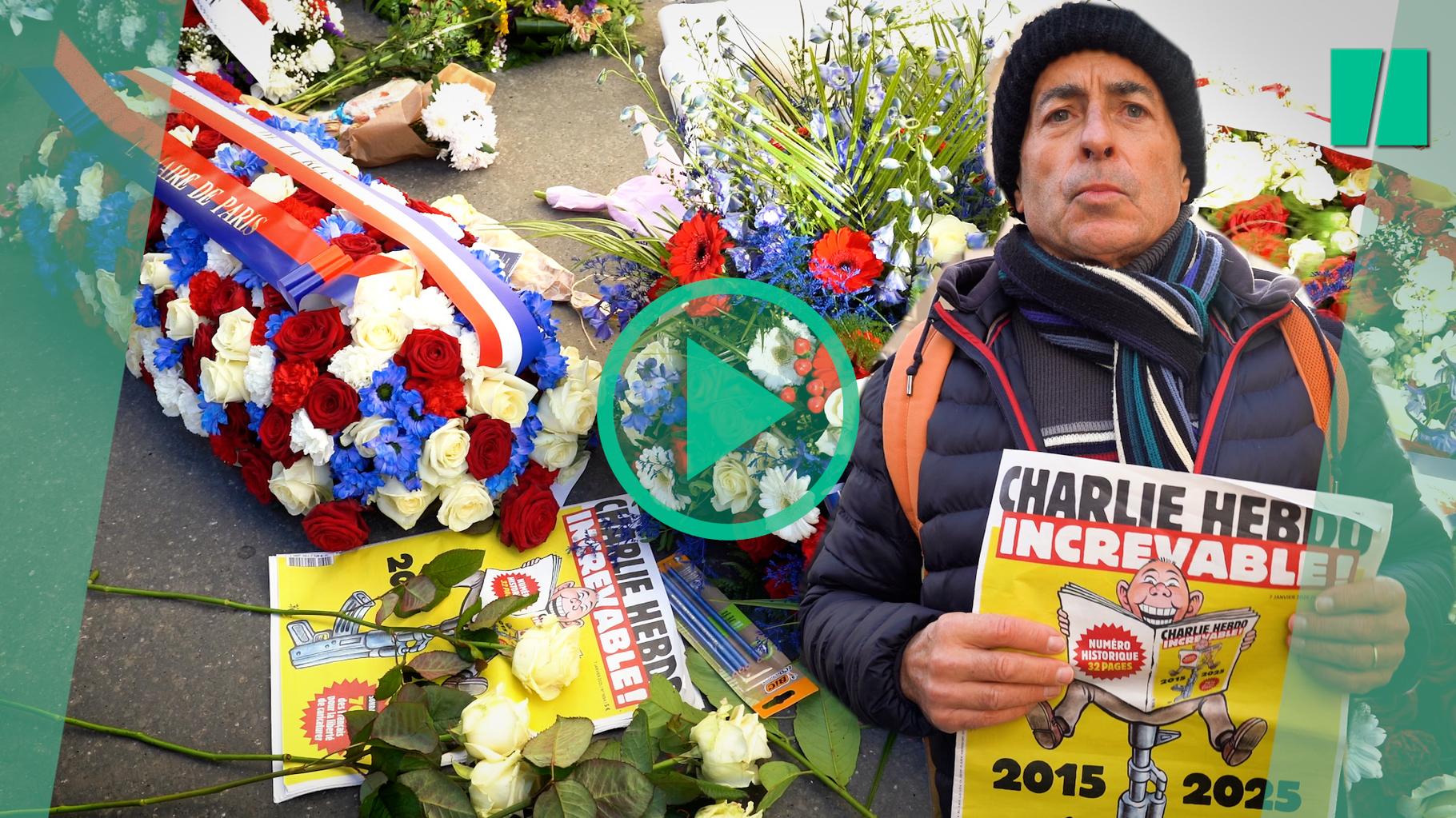 « Charlie Hebdo » : dix ans après l’attentat, ils sont venus rendre hommage aux victimes du 7 janvier 2015