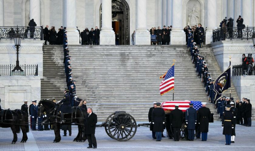 Verstorbener US-Präsident: Trauerfeierlichkeiten für Jimmy Carter in Washington beginnen