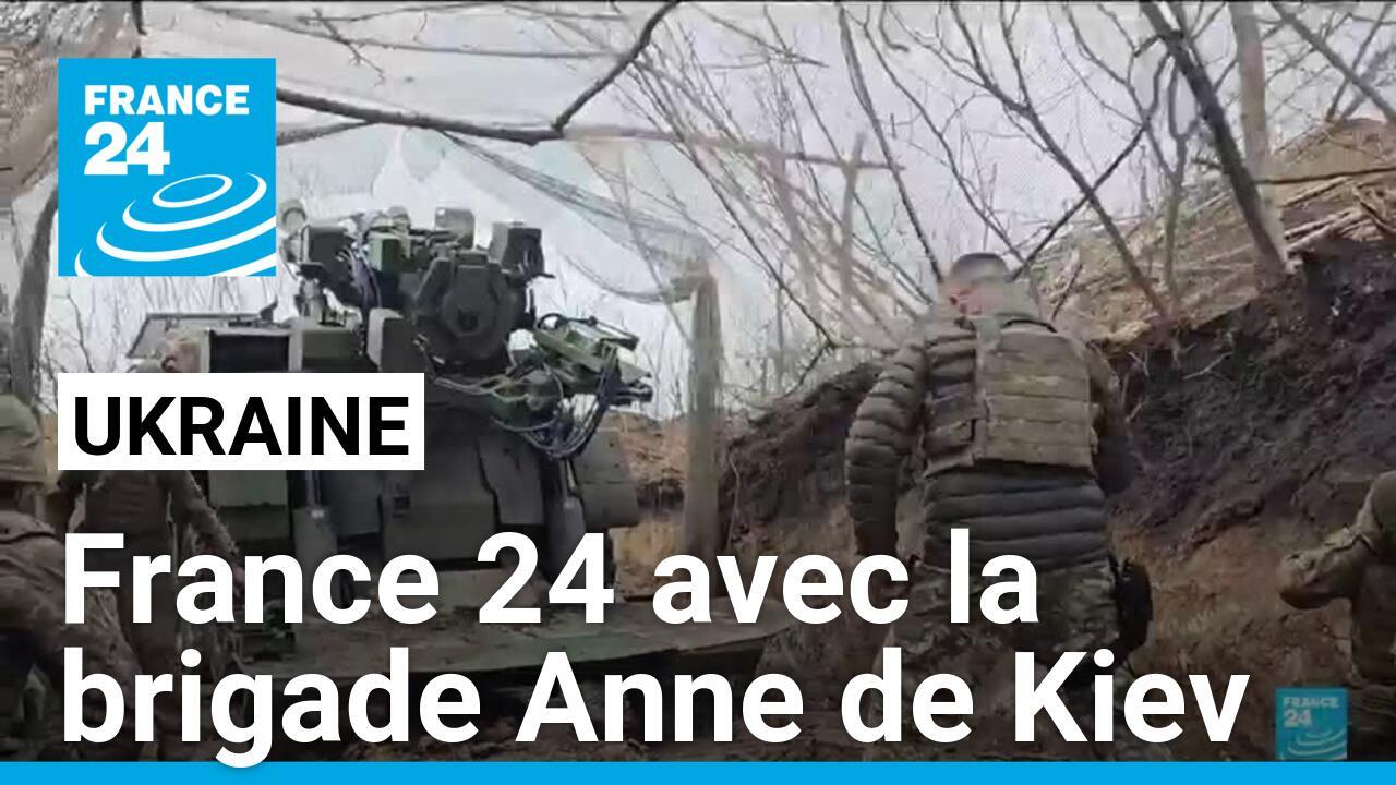 Ukraine : France 24 avec la brigade Anne de Kiev