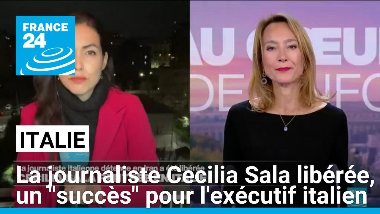 Libération de la journaliste Cecilia Sala détenue en Iran : un "succès" pour l'exécutif italien