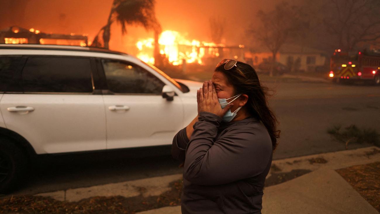 Waldbrände in den USA: Flucht vor dem Feuersturm