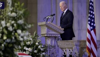 Staatsakt für Jimmy Carter: Biden lobt Carters Charakterstärke