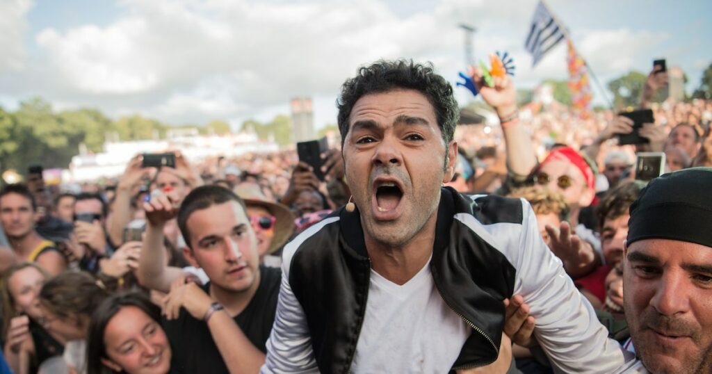 Jamel Debbouze aux Vieilles charrues le 18 juillet 2019